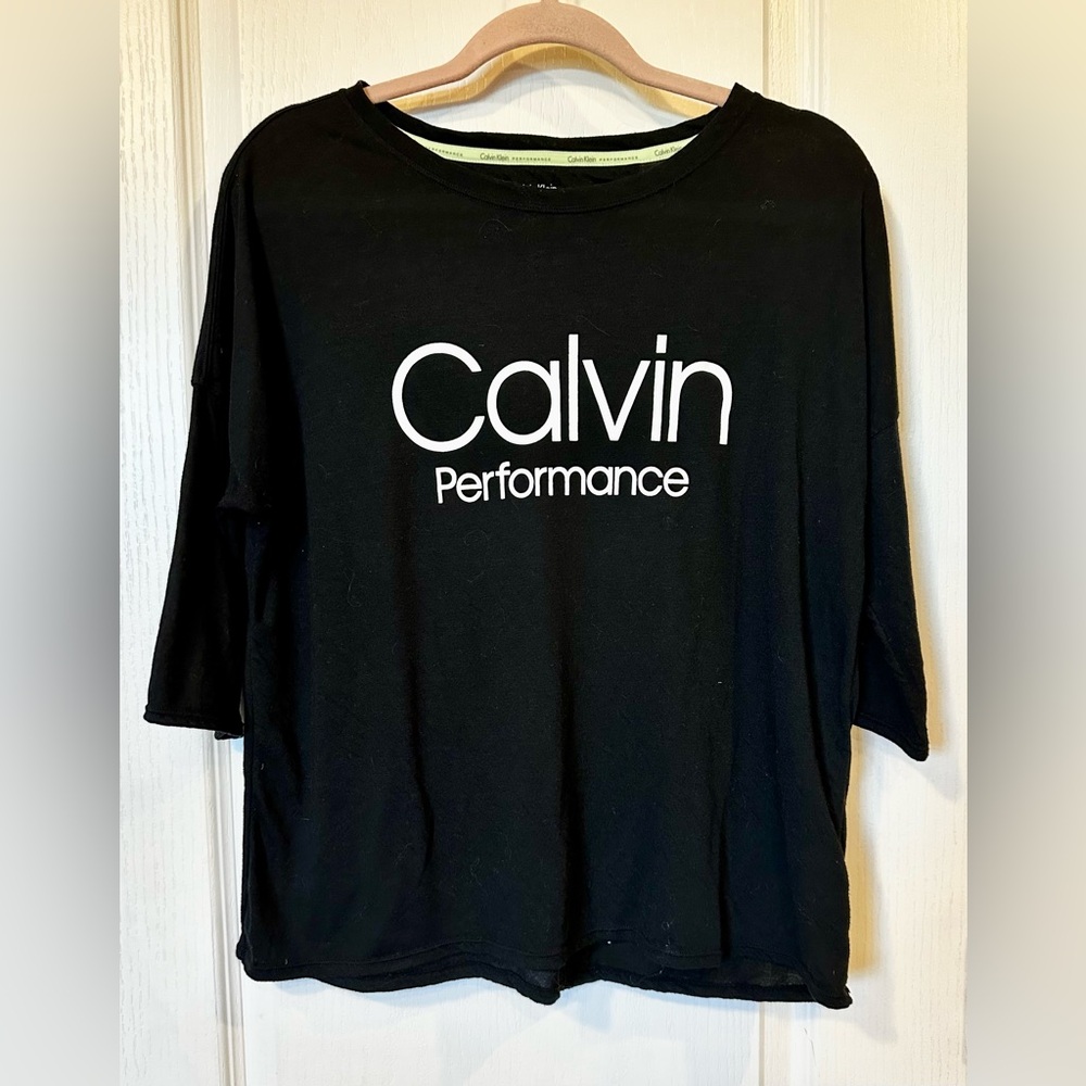 CALVIN KLEIN 3/4 Length Sleeve Top